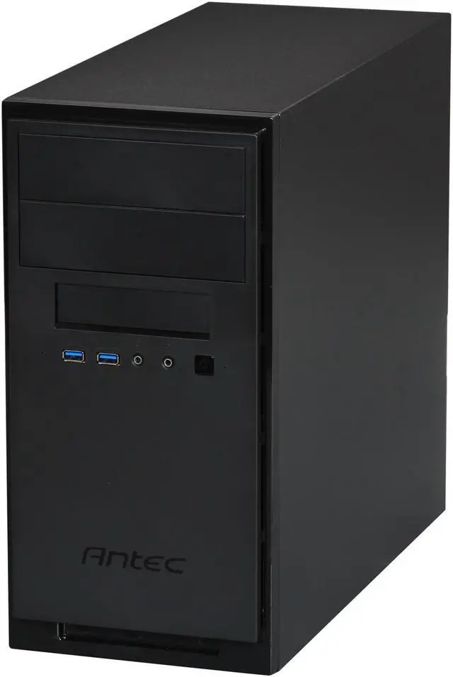 Alt view image 4 of 13 - Antec NSK3180 Black 0.7 SGCC Steel Micro ATX / Mini-ITX Computer Case 380W Power Supply