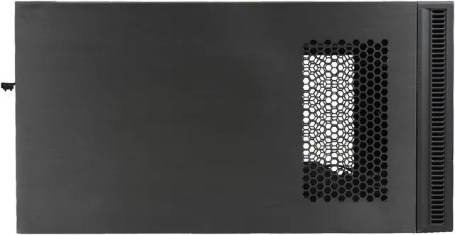 Alt view image 5 of 8 - Antec ISK600 Black Aluminum / Plastic Mini-ITX Tower Computer Case