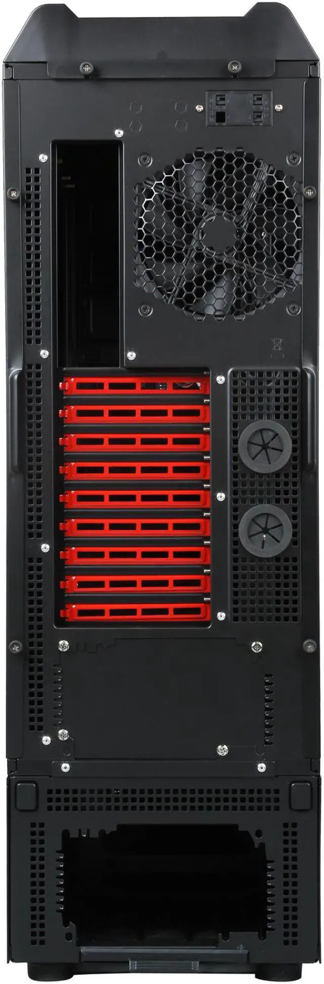 Alt view image 9 of 10 - Antec Nineteen Hundred Red Black / Red SECC steel ATX Mid Tower Computer Case