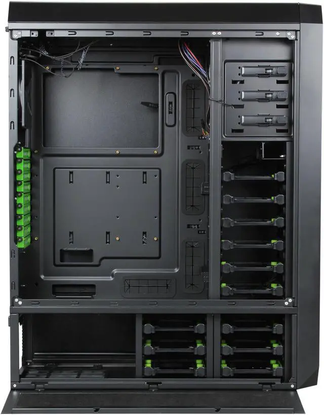 Alt view image 6 of 10 - Antec Nineteen Hundred Green Black / Green SECC steel ATX Mid Tower Computer Case