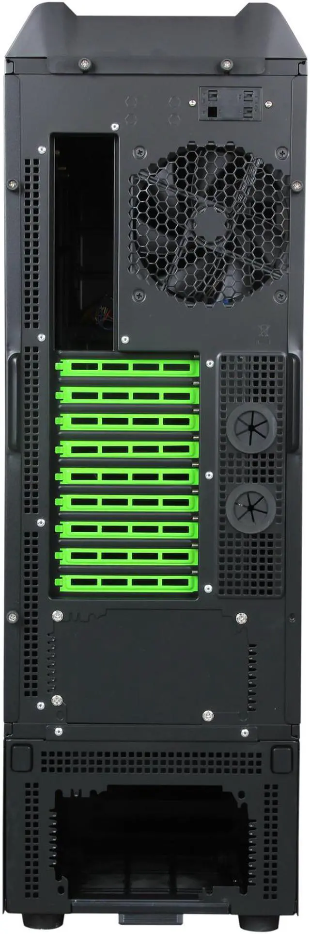 Alt view image 9 of 10 - Antec Nineteen Hundred Green Black / Green SECC steel ATX Mid Tower Computer Case