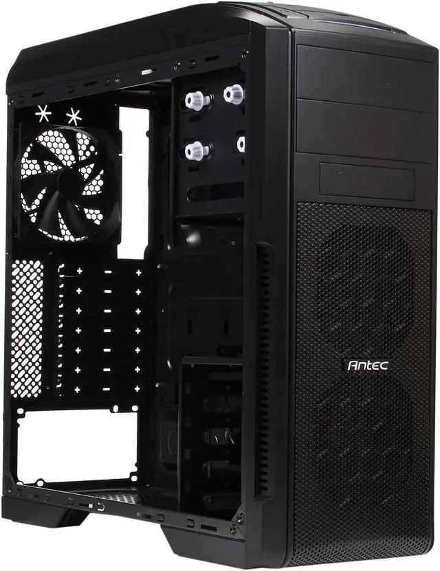 Alt view image 7 of 10 - Antec GX500 ILLUSION Black Computer Case