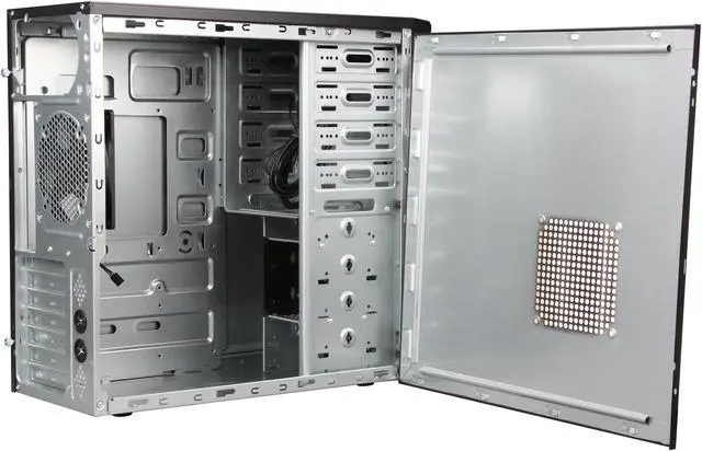 Alt view image 5 of 9 - Antec ASK4000E-U3 Black ATX Mid Tower Computer Case