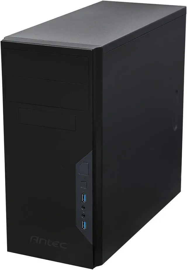Alt view image 3 of 9 - Antec VSK VSK3000E U3 Black SGCC Steel Micro ATX Mid Tower Case