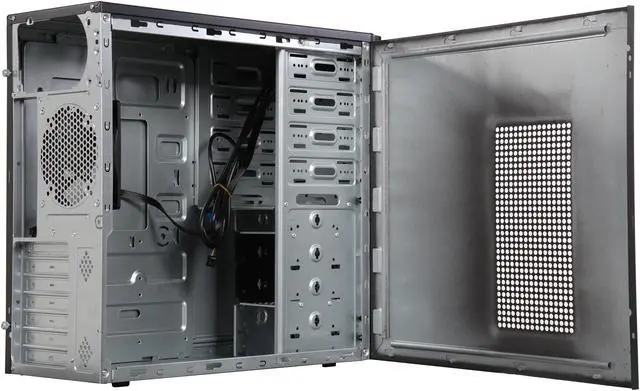 Alt view image 6 of 11 - Antec VSK4000E U3 Black SGCC Steel ATX Mid Tower Computer Case