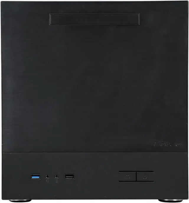 Alt view image 3 of 9 - Antec ISK 600M Black Aluminum / Plastic Micro ATX Computer Case
