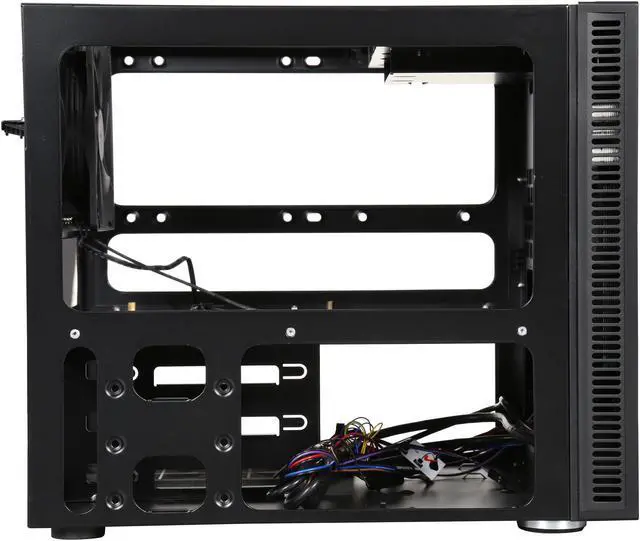 Alt view image 7 of 9 - Antec ISK 600M Black Aluminum / Plastic Micro ATX Computer Case