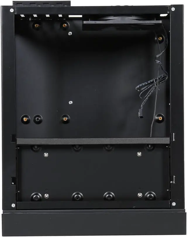 Alt view image 9 of 9 - Antec ISK 600M Black Aluminum / Plastic Micro ATX Computer Case