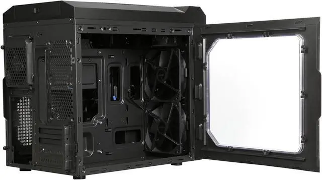 Alt view image 5 of 9 - Antec P50 WINDOW ILLUSION Black Micro ATX Computer Case