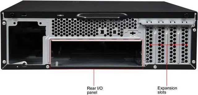 Alt view image 7 of 13 - Antec VSK2000-U3 Black Micro ATX Computer Case