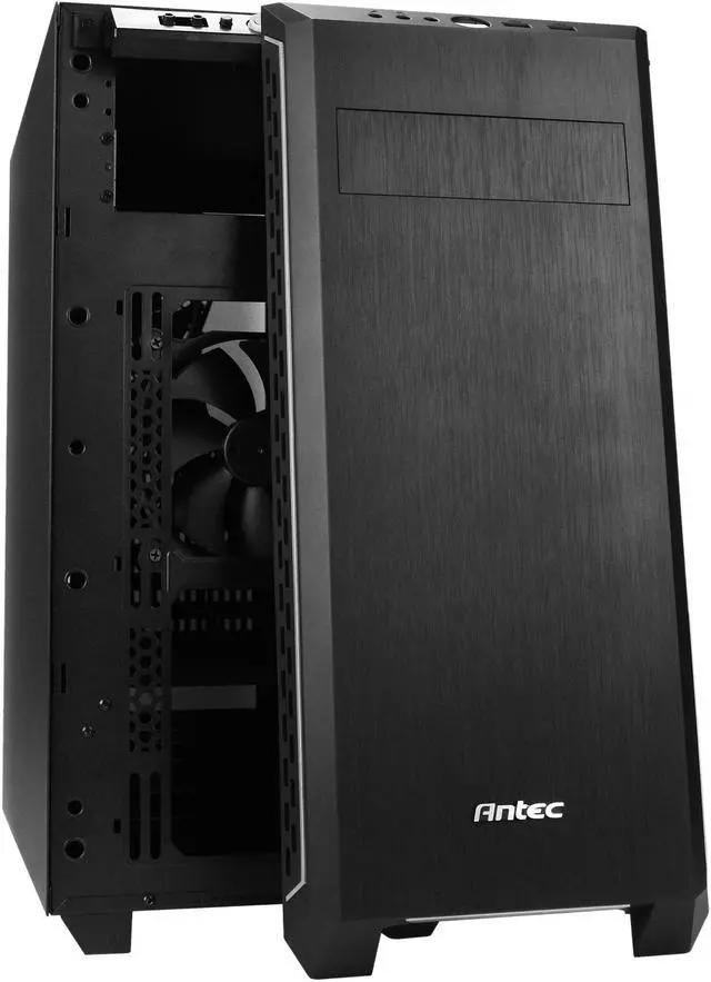 Alt view image 12 of 19 - Antec Performance Series P7 Silent, Mid Tower Computer Case, 2 x USB 3.0, Sound Dampening Side Panel, 2x120mm Fans installed, Support up to 6 Drive Bays
