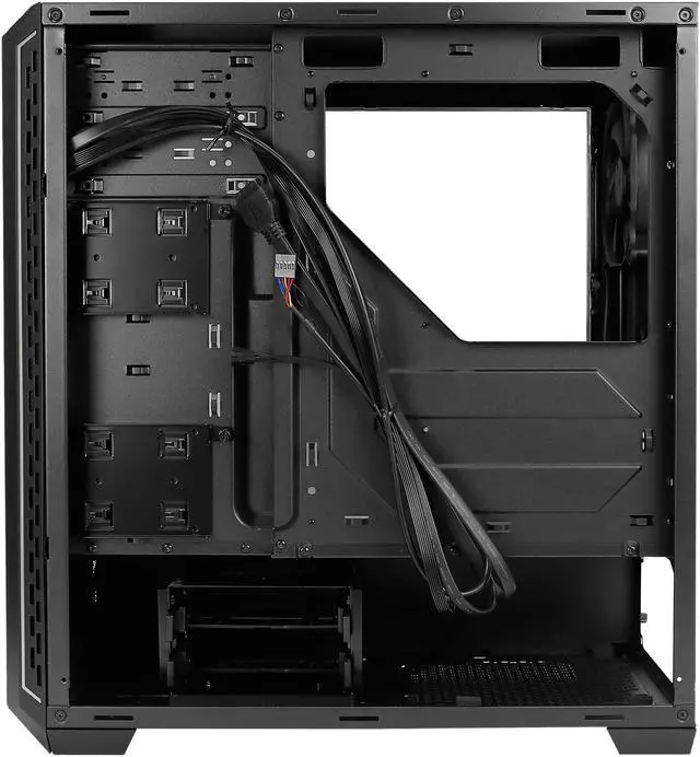 Alt view image 7 of 19 - Antec Performance Series P7 Silent, Mid Tower Computer Case, 2 x USB 3.0, Sound Dampening Side Panel, 2x120mm Fans installed, Support up to 6 Drive Bays
