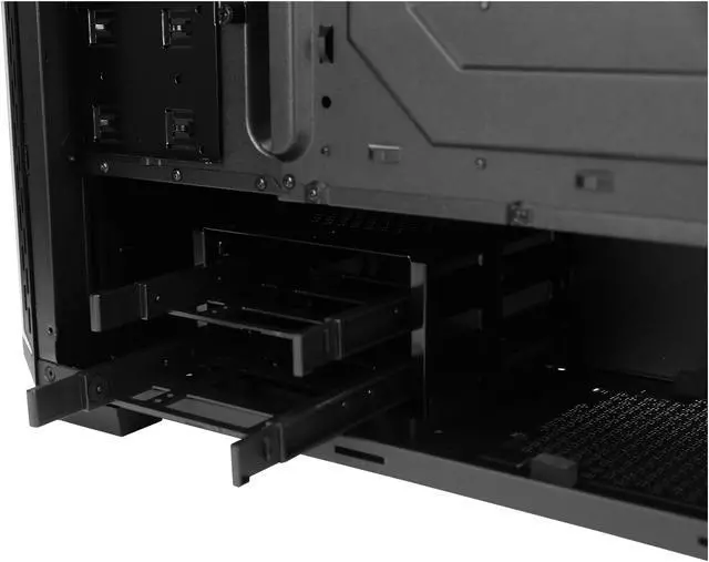 Alt view image 15 of 19 - Antec Performance Series P7 Silent, Mid Tower Computer Case, 2 x USB 3.0, Sound Dampening Side Panel, 2x120mm Fans installed, Support up to 6 Drive Bays