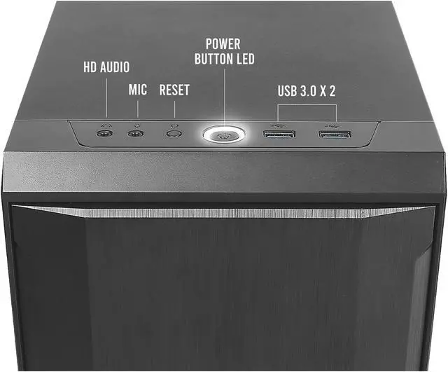 Alt view image 8 of 14 - Antec Performance Series P5 Micro-Tower Computer Case,  Sound-Dampening Side Panels, Hinged Front Panel, USB 3.0 x 2, Double-Layer Dust Filter in front, 1 x 5.25" ODD, Support up to 6 x 2.5" SSD