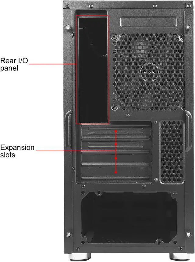 Alt view image 11 of 14 - Antec Performance Series P5 Micro-Tower Computer Case,  Sound-Dampening Side Panels, Hinged Front Panel, USB 3.0 x 2, Double-Layer Dust Filter in front, 1 x 5.25" ODD, Support up to 6 x 2.5" SSD
