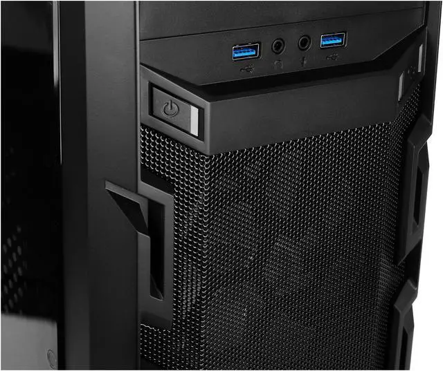 Alt view image 14 of 20 - Antec Gaming New Vision GX202 White Black SPCC & Plastic ATX Mid Tower Entry-Level Gaming Case