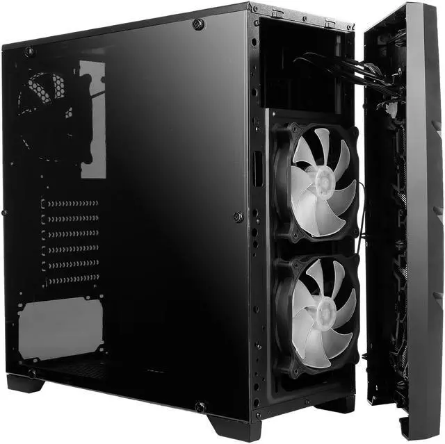 Alt view image 3 of 20 - Antec Gaming New Vision GX202 White Black SPCC & Plastic ATX Mid Tower Entry-Level Gaming Case
