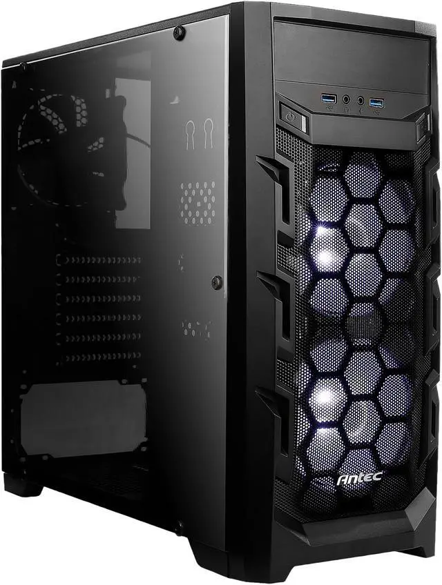 Main image of Antec Gaming New Vision GX202 White Black SPCC & Plastic ATX Mid Tower Entry-Level Gaming Case