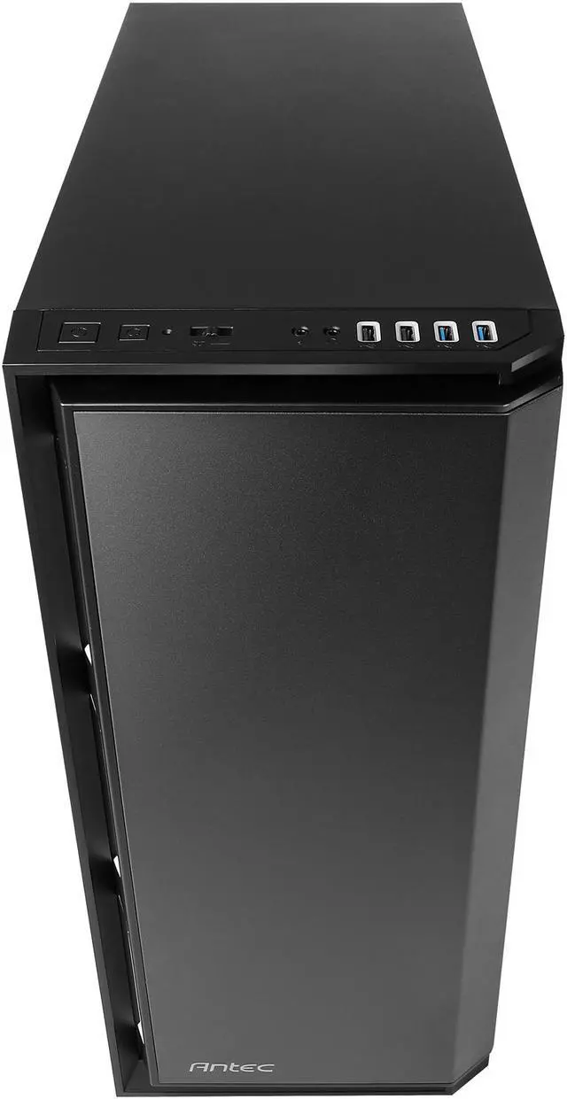 Alt view image 10 of 19 - Antec Performance Series P101 Silent Black 0.8mm SPCC ATX Mid Tower Case with 8 x 3.5" HDD / 2.5" SSD Removable Bays