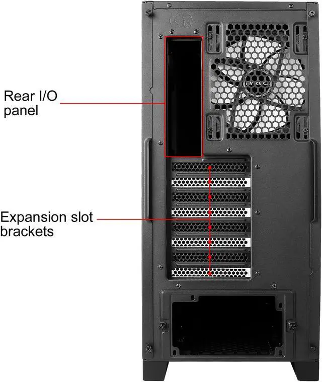 Alt view image 18 of 19 - Antec Performance Series P101 Silent Black 0.8mm SPCC ATX Mid Tower Case with 8 x 3.5" HDD / 2.5" SSD Removable Bays