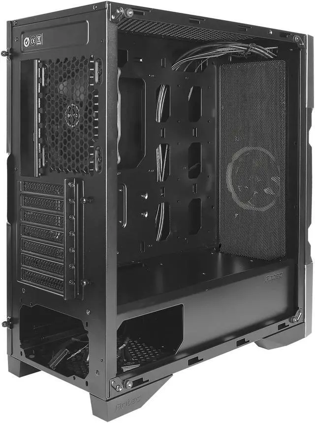 Alt view image 15 of 20 - Antec Dark Avenger DA601 E-ATX Mid Tower Case/ARGB Motherboard Sync/Tempered Glass/Prizm 120 ARGB Fan Included