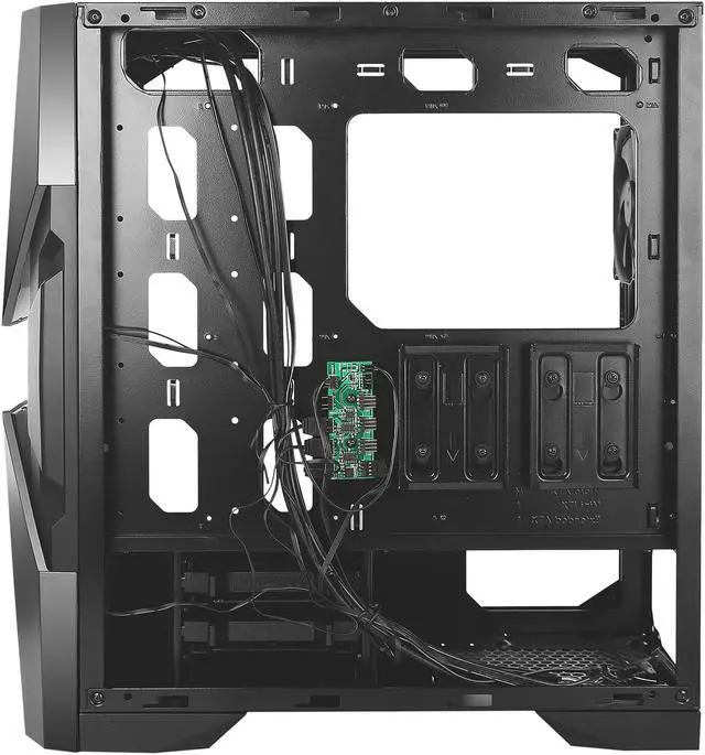 Alt view image 12 of 20 - Antec Dark Avenger DA601 E-ATX Mid Tower Case/ARGB Motherboard Sync/Tempered Glass/Prizm 120 ARGB Fan Included