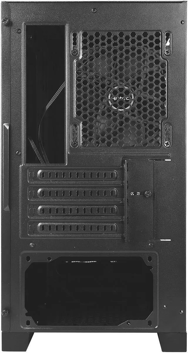 Alt view image 13 of 17 - Antec Dapper Dark Phantom DP301M Black Steel / ARGB Lighting / Tempered Glass Side Panel Compact Micro-ATX Gaming Case
