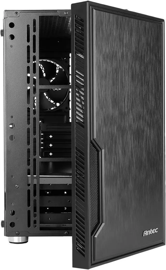 Alt view image 5 of 13 - Antec Value Solution Series VSK10 Highly Functional Micro-ATX Case, Support 4 x 140 mm Fan and 280 mm Radiator, 2 x USB3.0