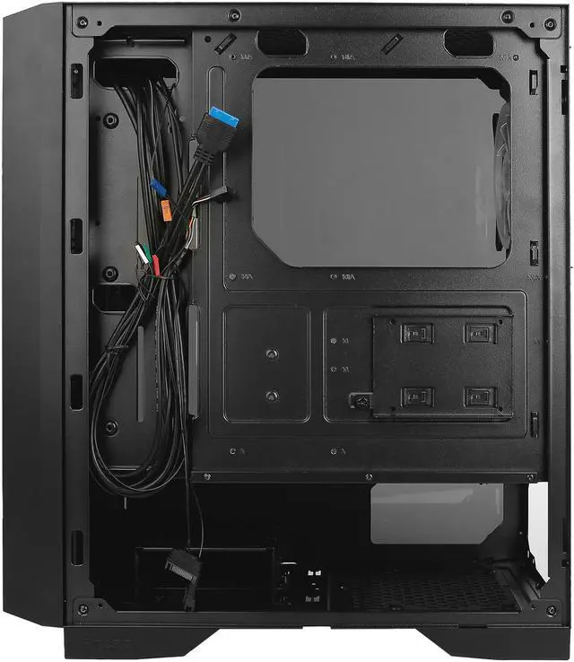 Alt view image 9 of 15 - Antec NX Series NX400, Mid-Tower ATX Gaming Case, Tempered Glass Side Panel & LED Strip Front Panel, 360 mm Radiator Support, 1 x 120 mm ARGB Fan Included