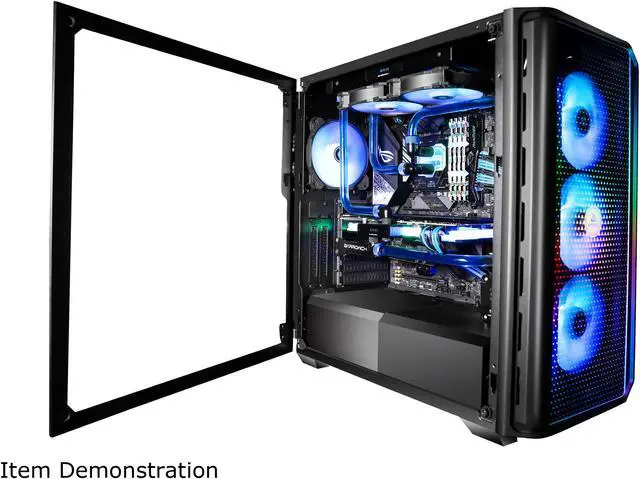 Alt view image 13 of 17 - Antec NX Series NX1000, Mid-Tower ATX Gaming Case, Front LED Light Effects, 3 x Tempered Glass Front & Side Panels, 360 mm Radiator Support, 1 x 120 mm ARGB Fan Included