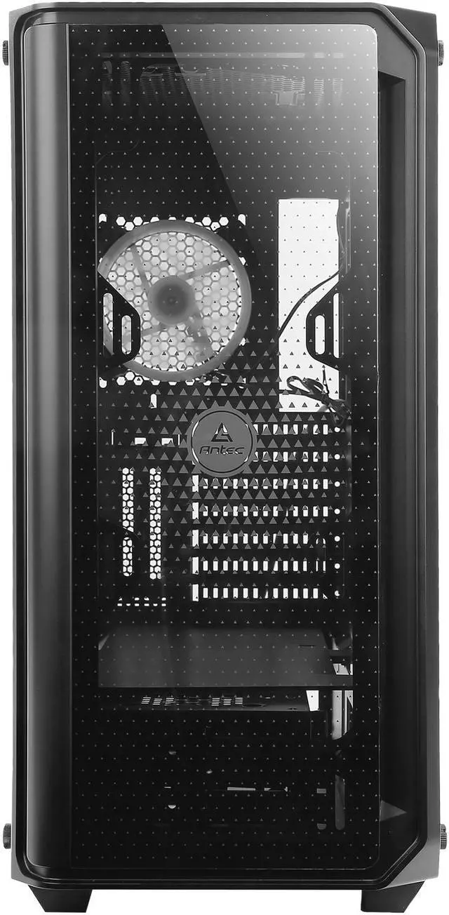 Alt view image 3 of 17 - Antec NX Series NX1000, Mid-Tower ATX Gaming Case, Front LED Light Effects, 3 x Tempered Glass Front & Side Panels, 360 mm Radiator Support, 1 x 120 mm ARGB Fan Included