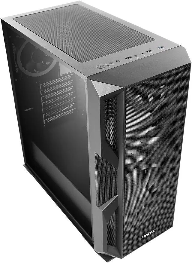 Alt view image 12 of 20 - Antec NX Series NX800, Mid Tower E-ATX Gaming Case, Tempered Glass Side Panel, 360 & 280 mm Radiators Support, Built-In LED Controller, 2 x 200 mm ARGB Fans in Front & 1 x 120 mm ARGB Fan in Rear