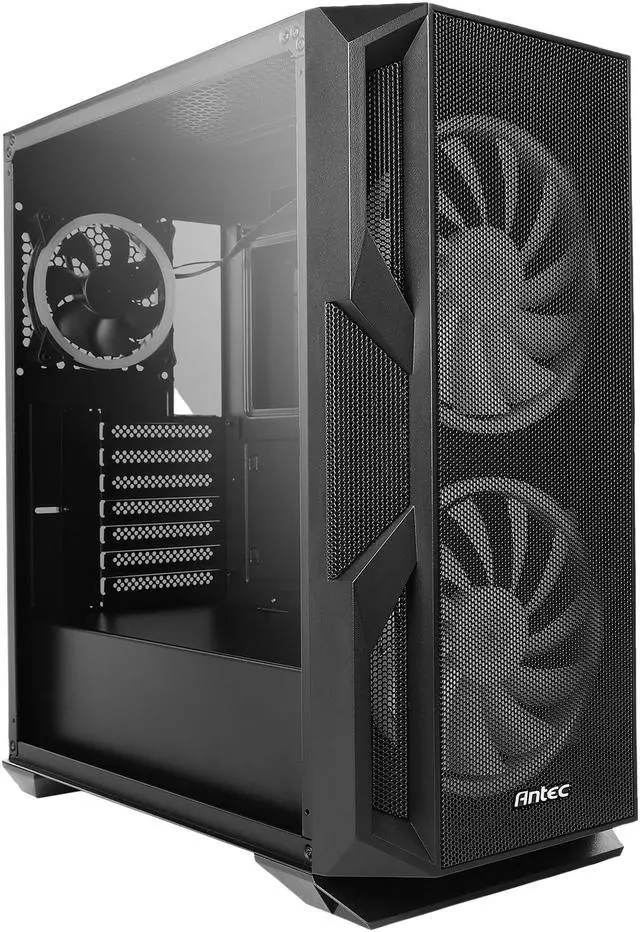 Alt view image 4 of 20 - Antec NX Series NX800, Mid Tower E-ATX Gaming Case, Tempered Glass Side Panel, 360 & 280 mm Radiators Support, Built-In LED Controller, 2 x 200 mm ARGB Fans in Front & 1 x 120 mm ARGB Fan in Rear