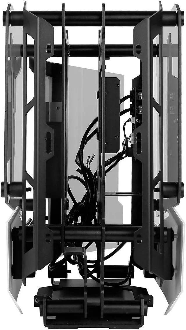 Alt view image 18 of 20 - Antec Striker Phantom Gaming Aluminum and Steel ITX Computer Case, Front GPU Mount, Up to 4 x 120 mm Fan Support, USB 3.1 Type-C Ready and PCI-E Riser Included, AsRock Special Edition