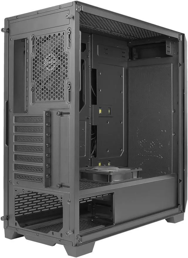 Alt view image 11 of 17 - Antec Dark League DP502 FLUX, Mid-Tower ATX Gaming Case, FLUX Platform, 5 x 120mm Fans Included, ARGB PWM Fans with Controller, 5.25" ODD Support, Tempered Glass Side Panel, Swing Open Front Panel