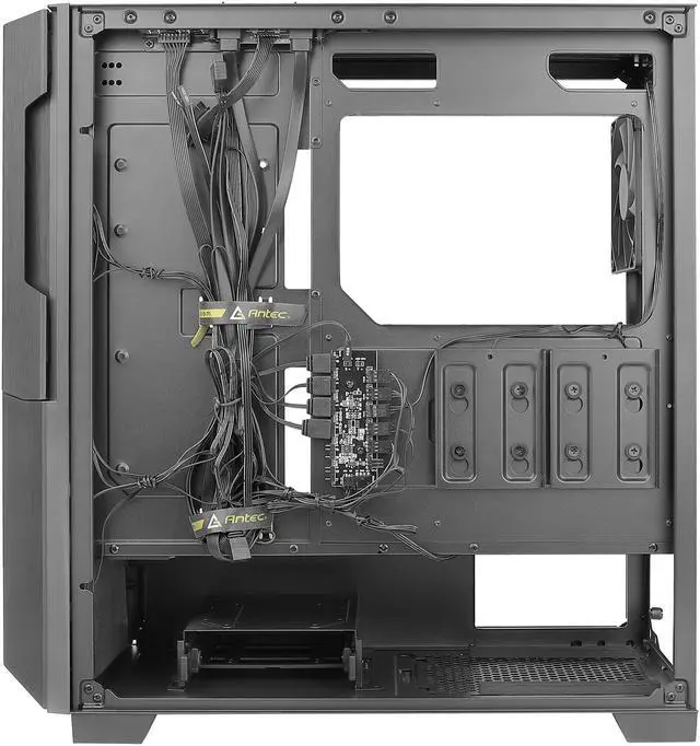 Alt view image 10 of 17 - Antec Dark League DP502 FLUX, Mid-Tower ATX Gaming Case, FLUX Platform, 5 x 120mm Fans Included, ARGB PWM Fans with Controller, 5.25" ODD Support, Tempered Glass Side Panel, Swing Open Front Panel