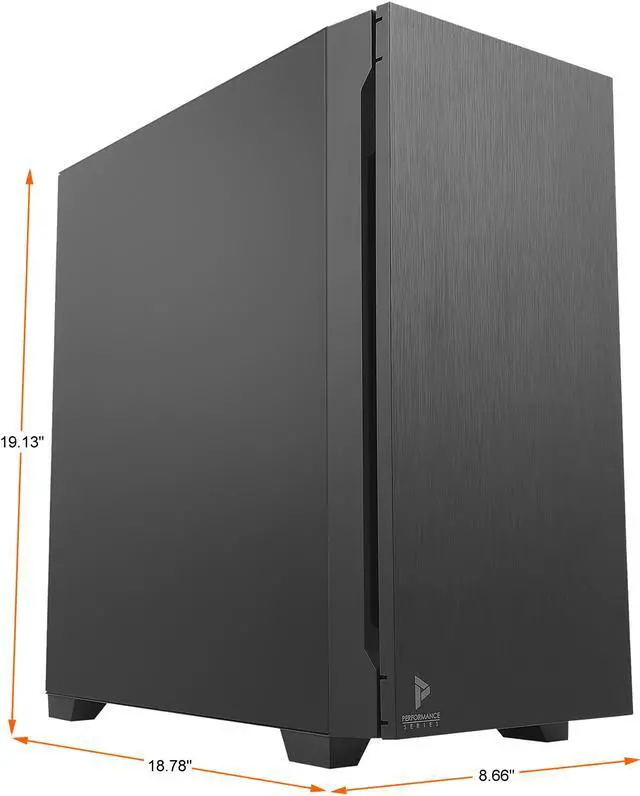 Alt view image 10 of 17 - Antec P10 FLUX, F-LUX Platform, 5 x 120mm Fans Included, Reversible & Swing-Open Front Panel, Air-Concentrating Filter, 5.25" ODD, Fan-Speed Control, Sound-Dampening Side Panels, Mid-Tower Silent Case