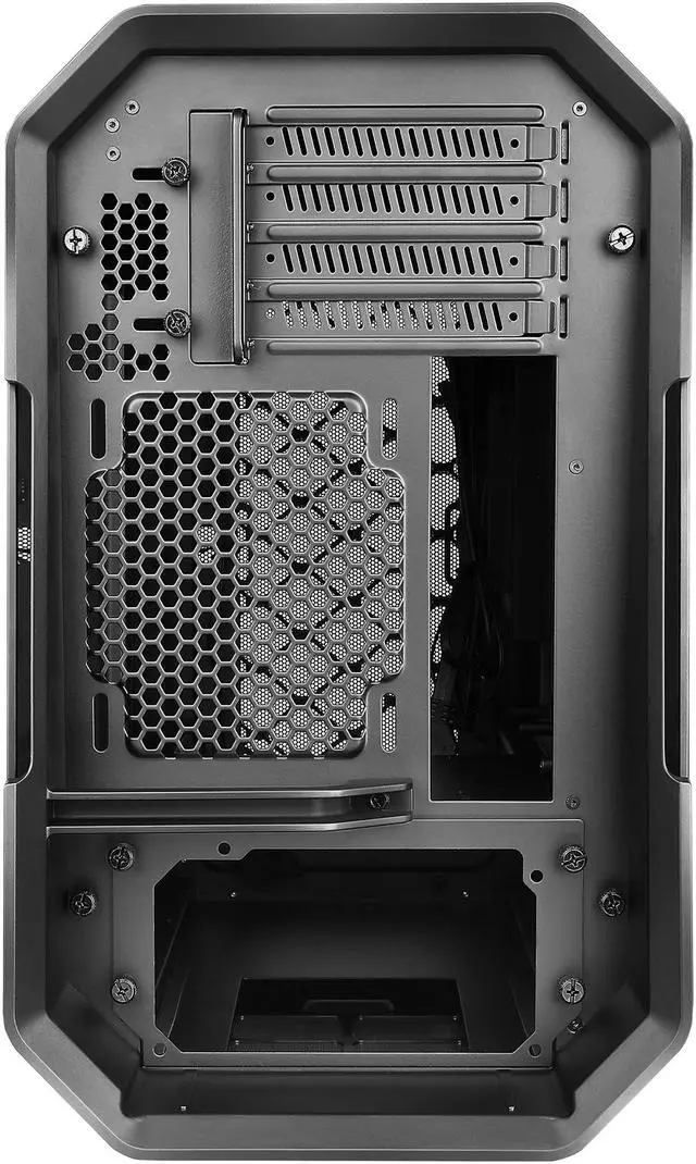 Alt view image 12 of 18 - Antec Dark Cube, Dual Front Panels Included, Slide-Open Case Structure, Build-In LED Lighting Bars, Top GPU Showcase, USB3.1 Type-C Ready, Aerospace Standard Aluminum Alloy ITX Case