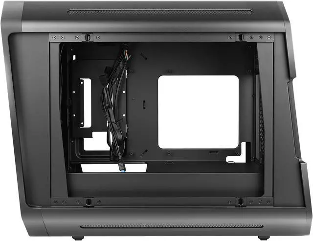 Alt view image 4 of 18 - Antec Dark Cube, Dual Front Panels Included, Slide-Open Case Structure, Build-In LED Lighting Bars, Top GPU Showcase, USB3.1 Type-C Ready, Aerospace Standard Aluminum Alloy ITX Case