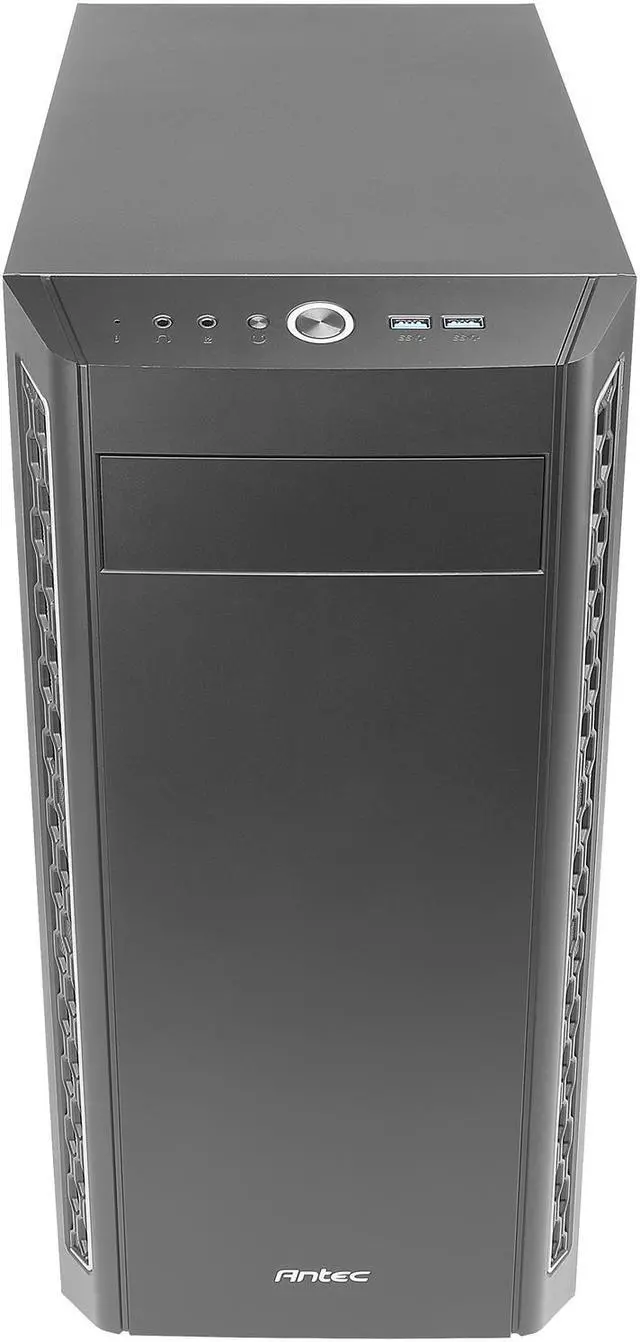 Alt view image 2 of 17 - Antec Performance Series P7 Neo, Enhanced Front Air Intakes, 3 x 120mm Fans Included, Sound-Dampening Side Panels, White LED Power Button, E-ATX Mid-Tower Silent Case