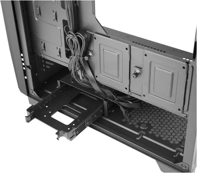 Alt view image 9 of 12 - Antec Constellation Series Draco 10 Mini-Tower M-ATX Gaming Case, Full-Sized GPU Compatibility, Massive Air Intakes, ARGB Lighting Bar & 6 x 120mm Fan Support