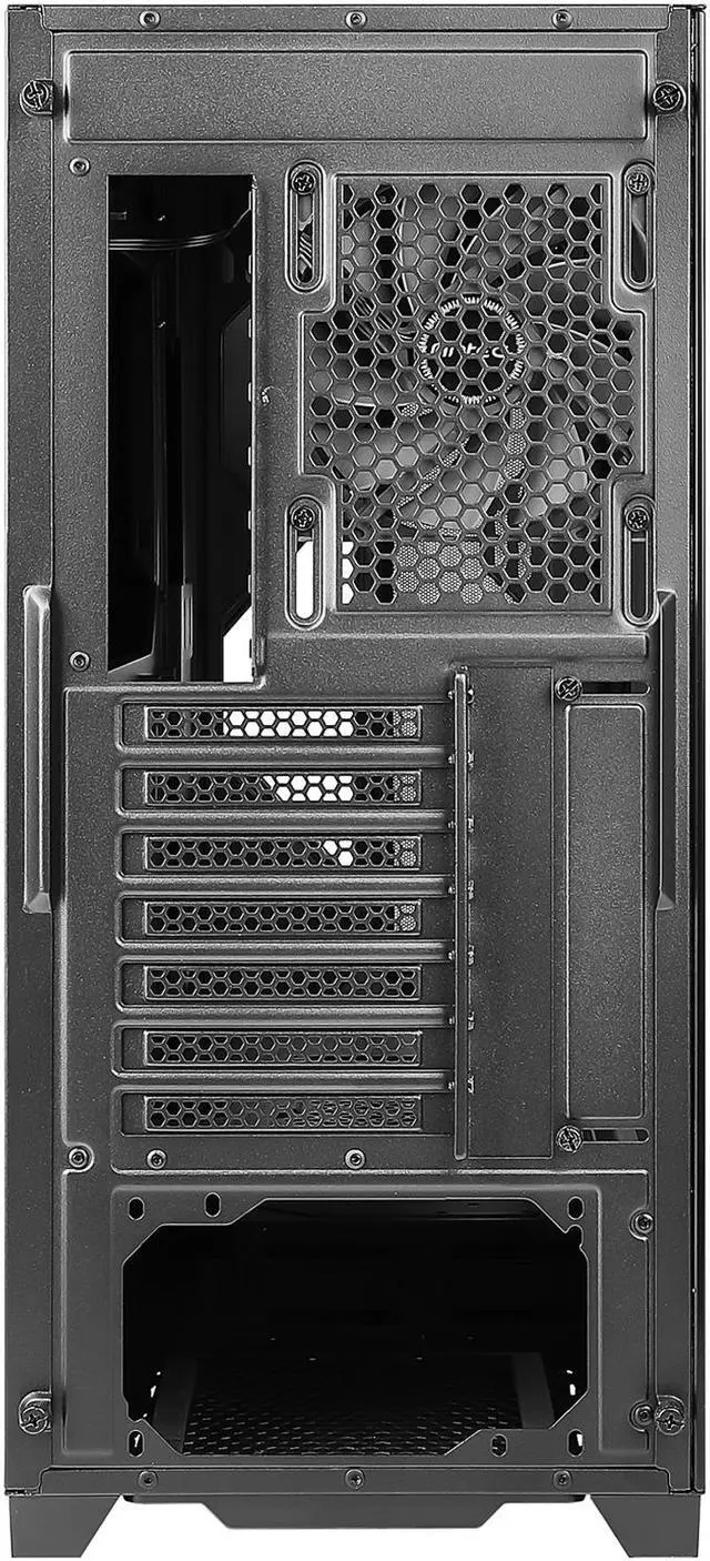 Alt view image 9 of 18 - Antec Dark League DF800 FLUX, 5 x 120 mm Fans Included, ARGB & PWM Fan Controller, Tempered Glass Side Panel, Geometrical Mesh Front, Mid-Tower ATX Gaming Case
