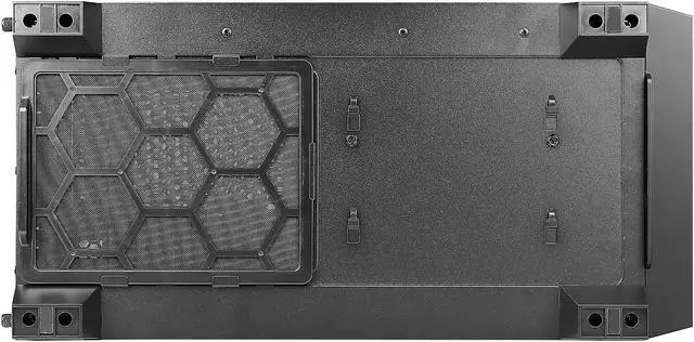 Alt view image 8 of 18 - Antec Dark League DF800 FLUX, 5 x 120 mm Fans Included, ARGB & PWM Fan Controller, Tempered Glass Side Panel, Geometrical Mesh Front, Mid-Tower ATX Gaming Case