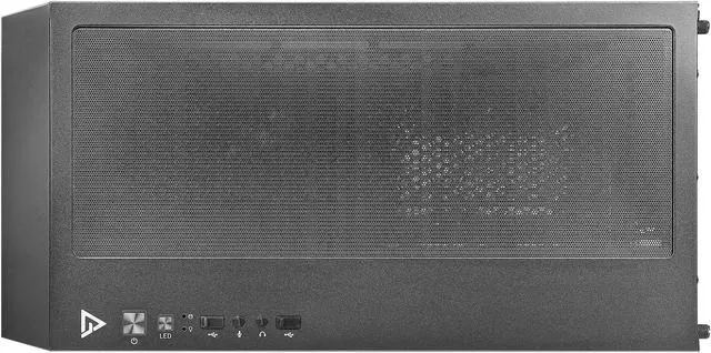 Alt view image 6 of 18 - Antec Dark League DF800 FLUX, 5 x 120 mm Fans Included, ARGB & PWM Fan Controller, Tempered Glass Side Panel, Geometrical Mesh Front, Mid-Tower ATX Gaming Case