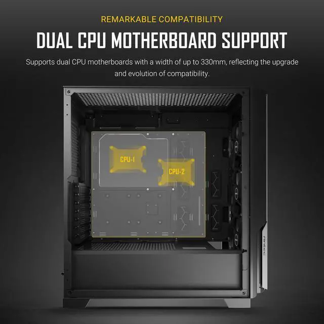 Alt view image 6 of 7 - Antec Performance Series P20C, Massive Metal Mesh Front Panel, 3 x 120mm PWM Fans, Type-C 3.2 Gen2 Ready, 2 x 360 mm Radiator Simultaneously, GPU Bracket, Mid-Tower E-ATX PC Case