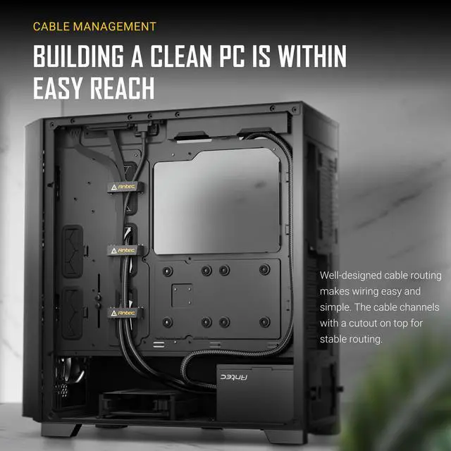 Alt view image 7 of 7 - Antec Performance Series P20C, Massive Metal Mesh Front Panel, 3 x 120mm PWM Fans, Type-C 3.2 Gen2 Ready, 2 x 360 mm Radiator Simultaneously, GPU Bracket, Mid-Tower E-ATX PC Case