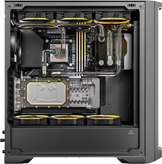 Alt view image 6 of 11 - Antec Performance 1 FT, RTX 40 Series GPU Support, Temp. Display, 4 x Storm T3 PWM Fans, Type-C Ready, Dual Tempered Glass Side Panels, Removable Top Fan/Radiator Bracket, Mesh Front Panel, Full-Tower E-ATX PC Case
