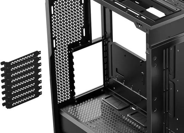 Alt view image 8 of 11 - Antec Performance 1 FT, RTX 40 Series GPU Support, Temp. Display, 4 x Storm T3 PWM Fans, Type-C Ready, Dual Tempered Glass Side Panels, Removable Top Fan/Radiator Bracket, Mesh Front Panel, Full-Tower E-ATX PC Case