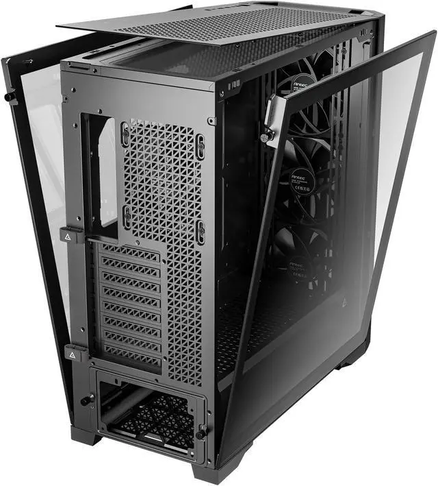 Alt view image 10 of 11 - Antec Performance 1 FT, RTX 40 Series GPU Support, Temp. Display, 4 x Storm T3 PWM Fans, Type-C Ready, Dual Tempered Glass Side Panels, Removable Top Fan/Radiator Bracket, Mesh Front Panel, Full-Tower E-ATX PC Case