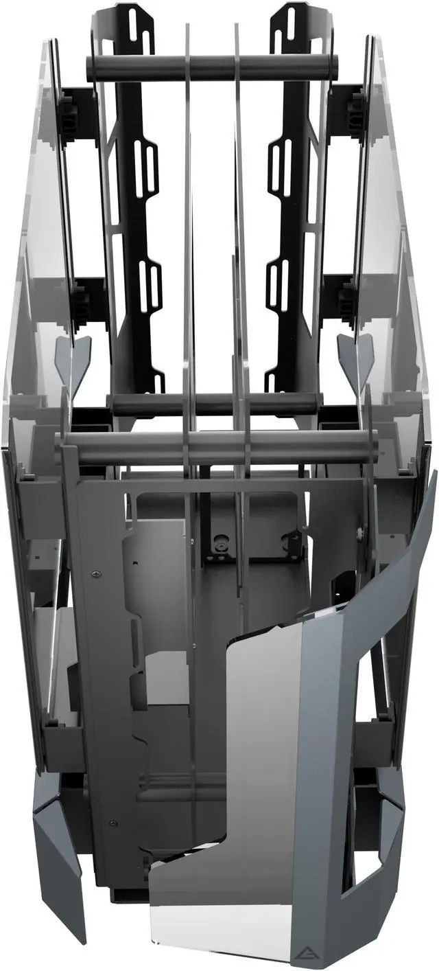 Alt view image 3 of 8 - Antec Supreme Series Cannon, 2 Individual Liquid Cooling Systems, GPU Front & Side Mount, 3 x 360mm Radiators, Type-C & USB3.0, Snap-in Side Panel, Full Tower E-ATX Gaming Case, Black